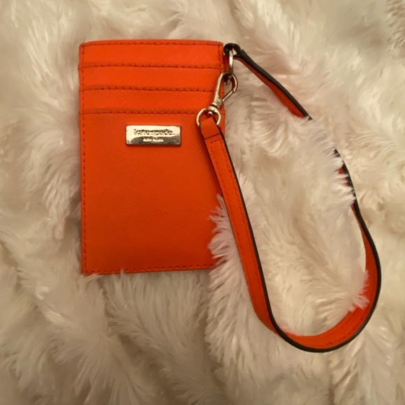 kate spade Handbags - Kate Spade New York ID Cardholder wristlet orange